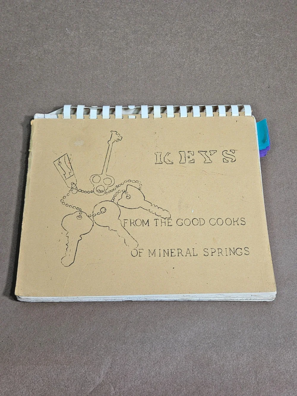 Vintage 1964 Mineral Springs AR Community Cookbook - Keys from Good Cooks